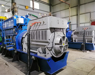 丰都甘泰沼气发电项目配DB旗舰官方2台850KW/10.5KV6极高压发电机